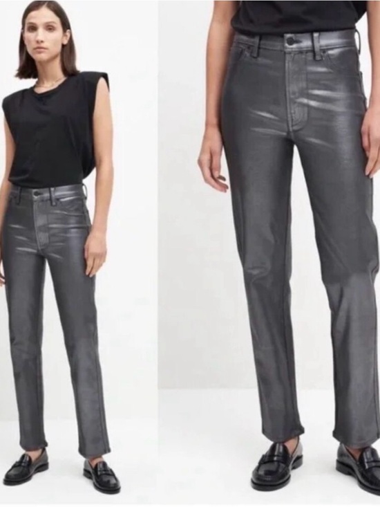 7 for All Mankind Denim - 7 for All Mankind Metallic Slim Jeans